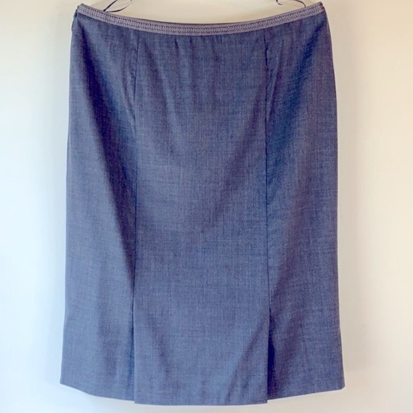 Escada for Neiman Marcus Germany Made Wool/Mohair Blend Pencil Skirt. EU42 - Picture 7 of 11